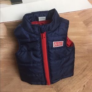 Healthtex Vest Puffer Baby Boys sz 0-3M Zip Up
